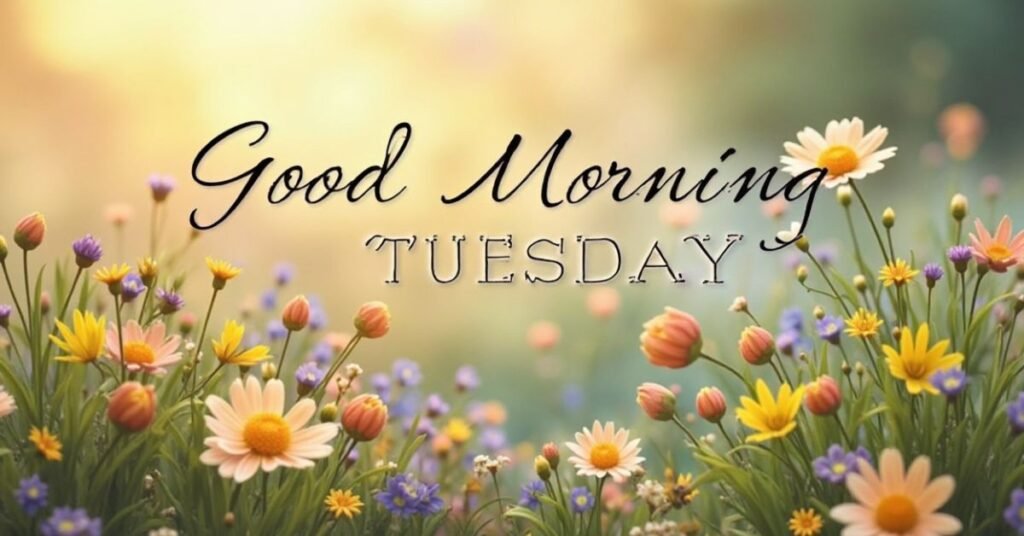 Beautiful Good Morning Tuesday Blessings