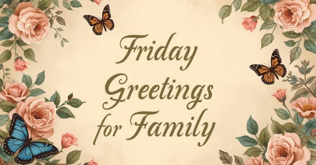Friday Greetings for Family