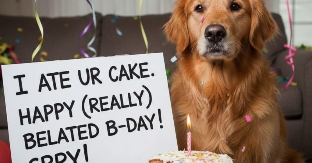 Funny Belated Birthday Wishes That Spark Laughter