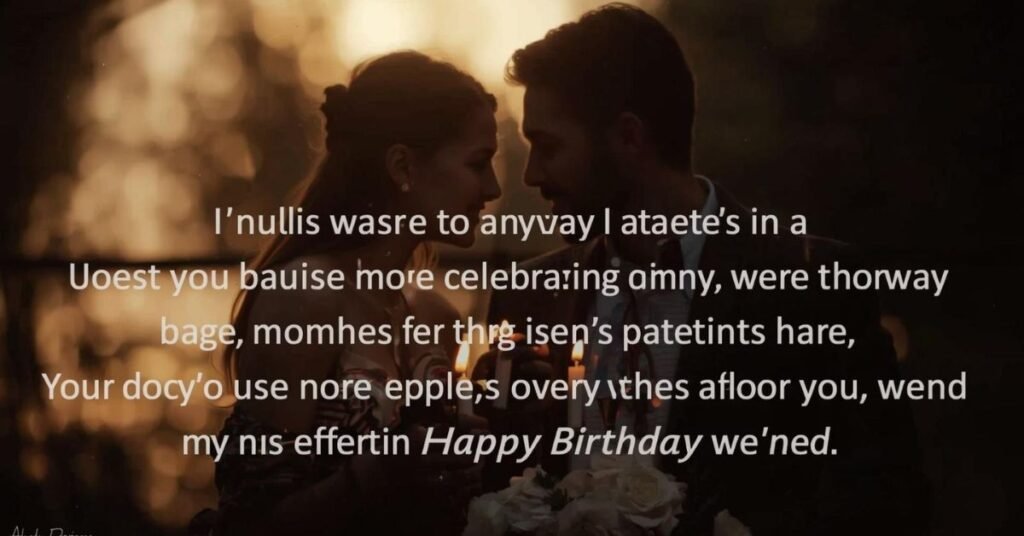 Romantic Birthday Wishes for Him