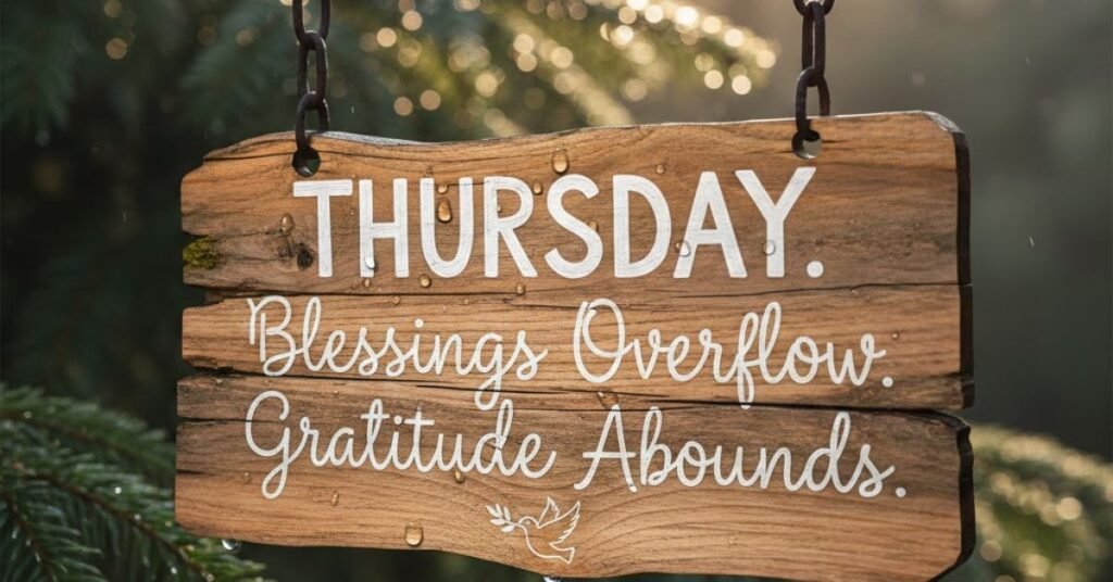 Short Thursday Blessings Captions