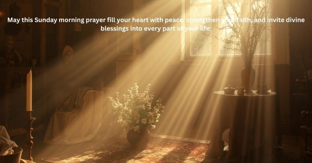 Sunday Morning Blessings and Prayers