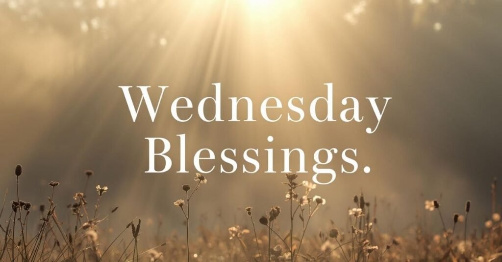 Wednesday Blessings, Quotes and Prayers Images