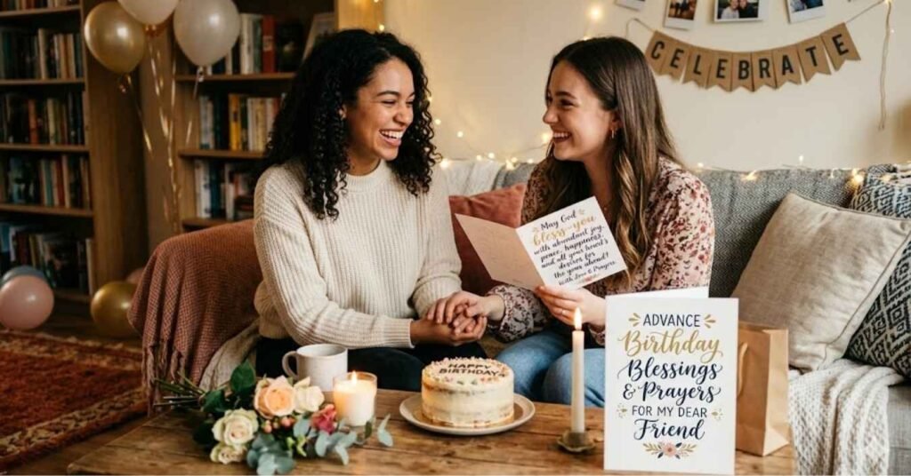 Advance Birthday Blessings and Prayers for Friend