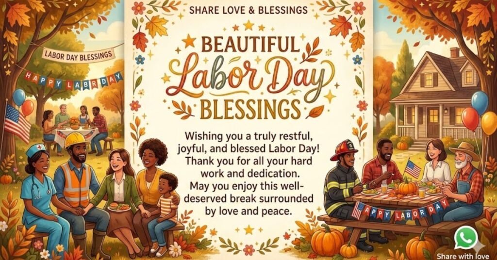 Beautiful Labor Day Blessings to Share on WhatsApp