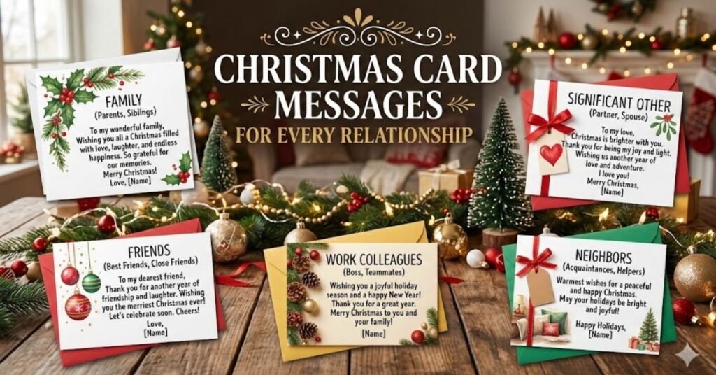 Christmas Card Messages for Every Relationship