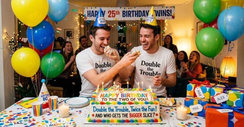 Funny Birthday Wishes for Twins