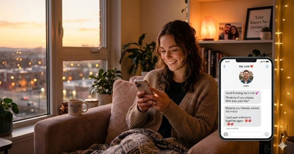 Good Evening Messages for Her Long Distance