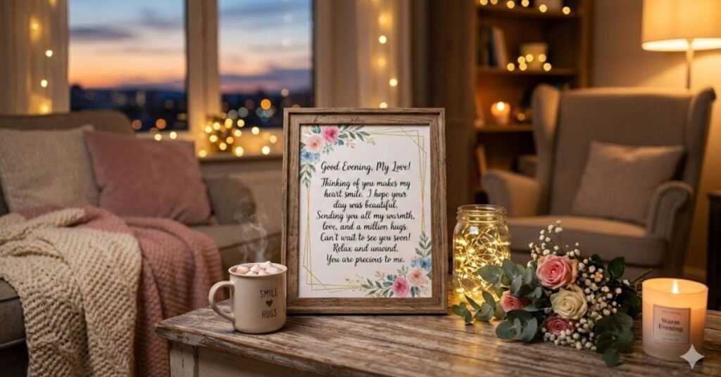 Good Evening Messages for Her to Make Her Smile