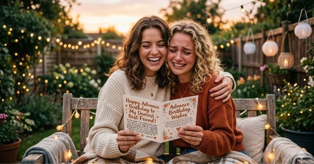 Heart Touching Advance Birthday Wishes for Best Friend