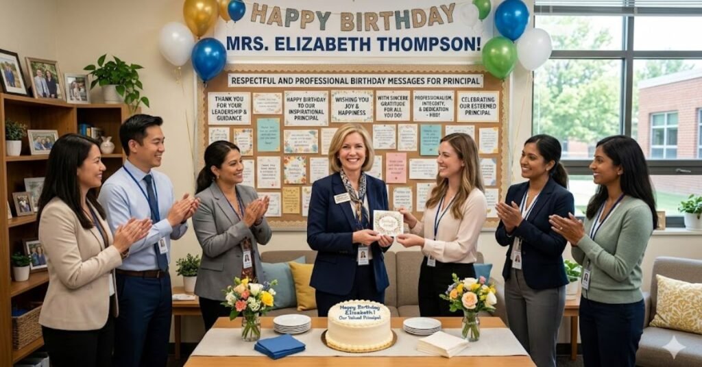 Respectful and Professional Birthday Messages for Principal