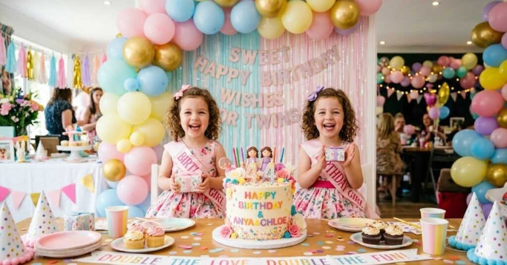 Sweet Happy Birthday Wishes for Twins