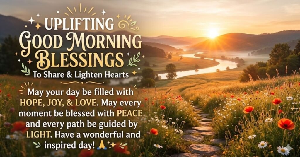 Uplifting Good Morning Blessings to Share on Social Media