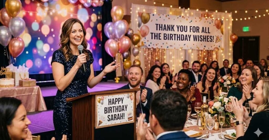 Appreciation Speech for Birthday Wishes