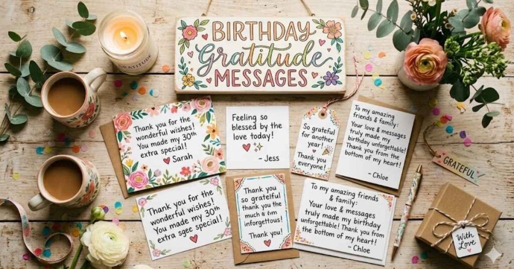 Birthday Gratitude Messages
