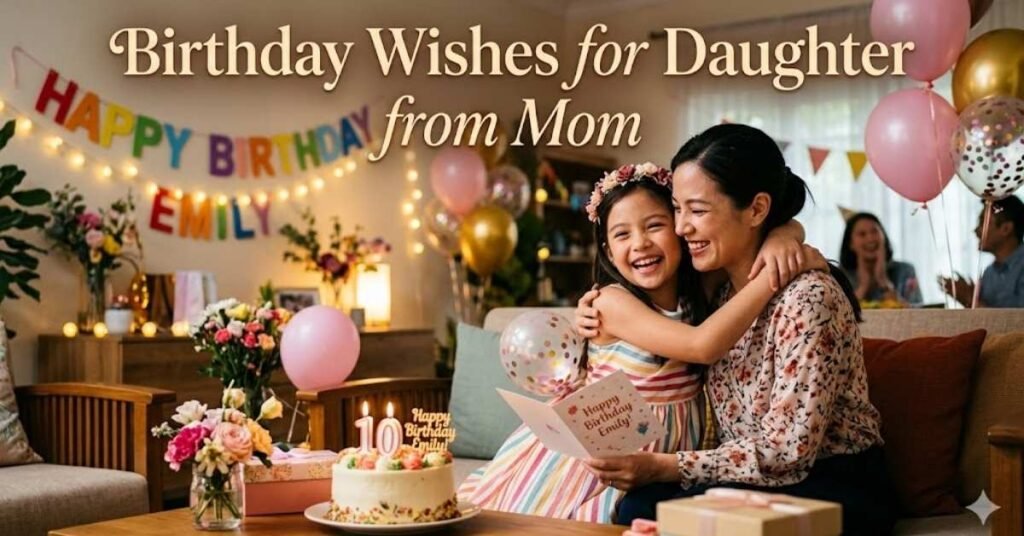 Birthday Wishes for Daughter from Mom