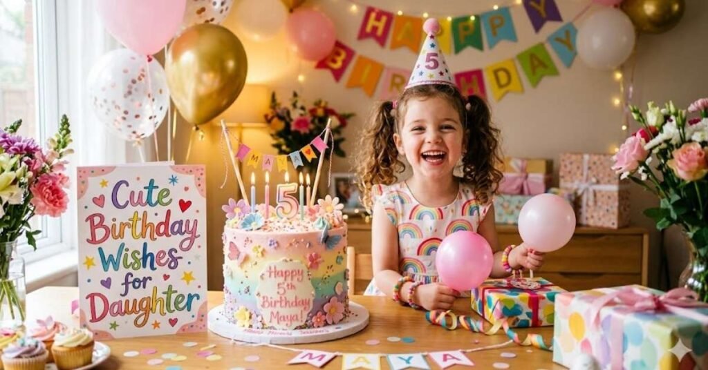 Cute Birthday Wishes for Daughter