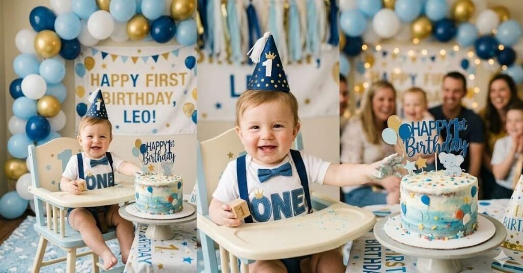 Cute First Birthday Wishes for Baby Boy
