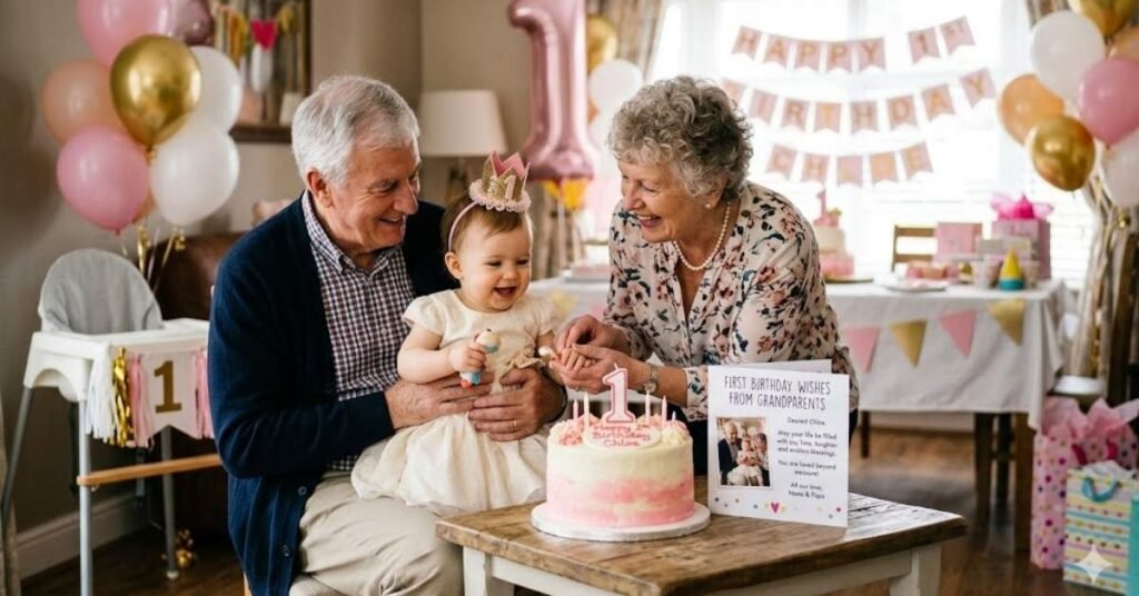 First Birthday Wishes from Grandparents