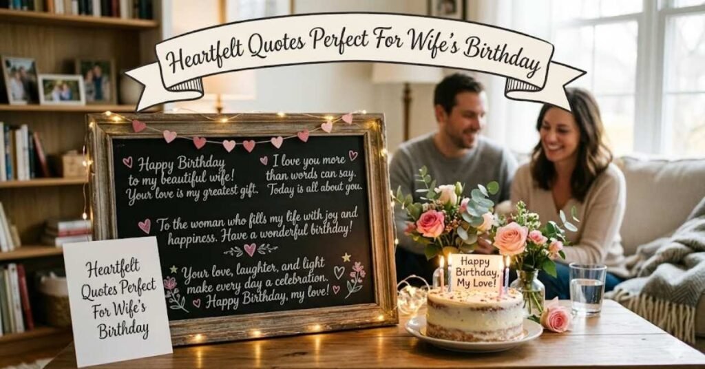 Heartfelt Quotes Perfect For Wife’s Birthday