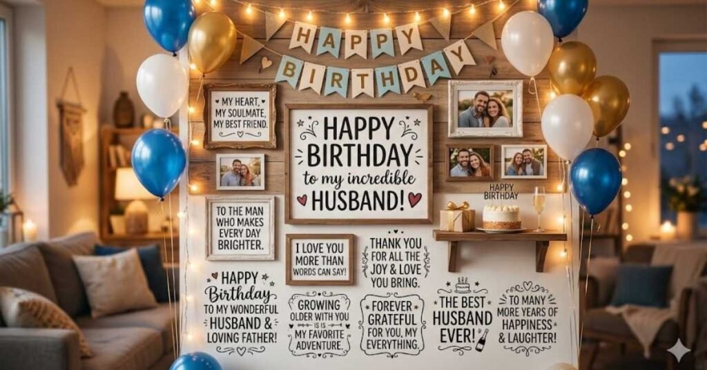Quotes and Sayings for Husband Birthday