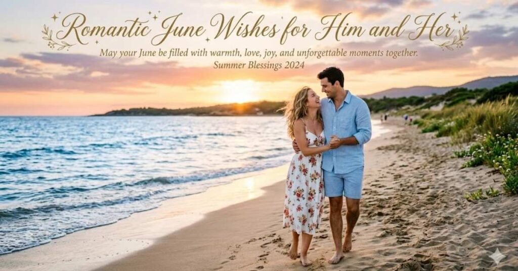 Romantic June Wishes for Him and Her