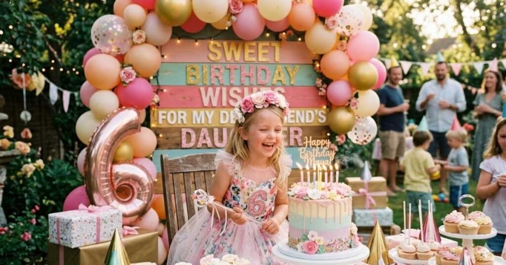 Sweet Birthday Wishes for Friend’s Daughter