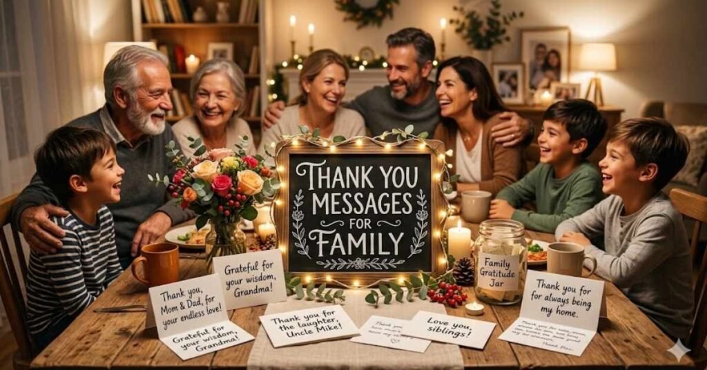 Thank You Messages for Family