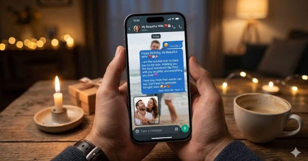 WhatsApp Birthday Wishes For Your Wife