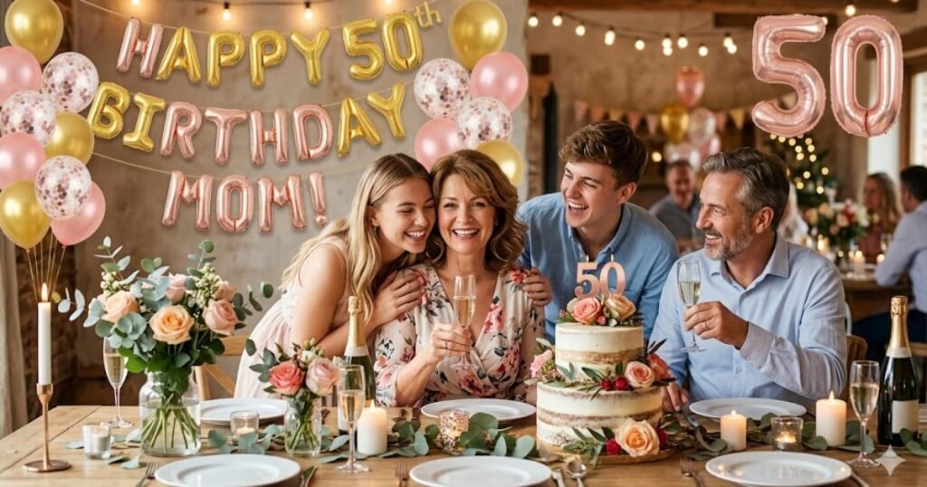 50th Birthday Wishes for Mom