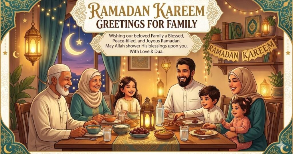Beautiful Ramadan Kareem Greetings for Family