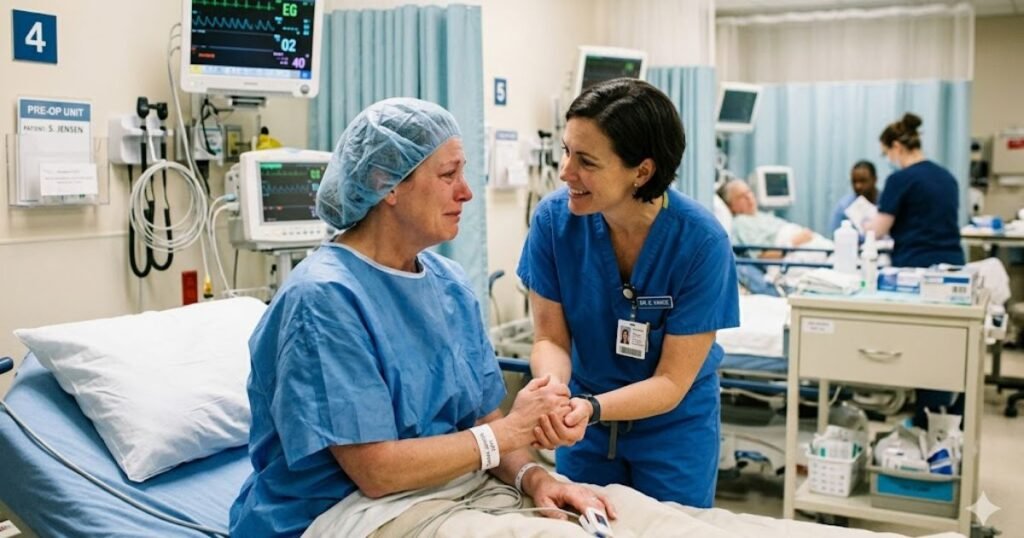 Comforting Words Before Operation