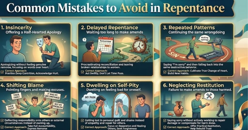 Common Mistakes to Avoid in Repentance