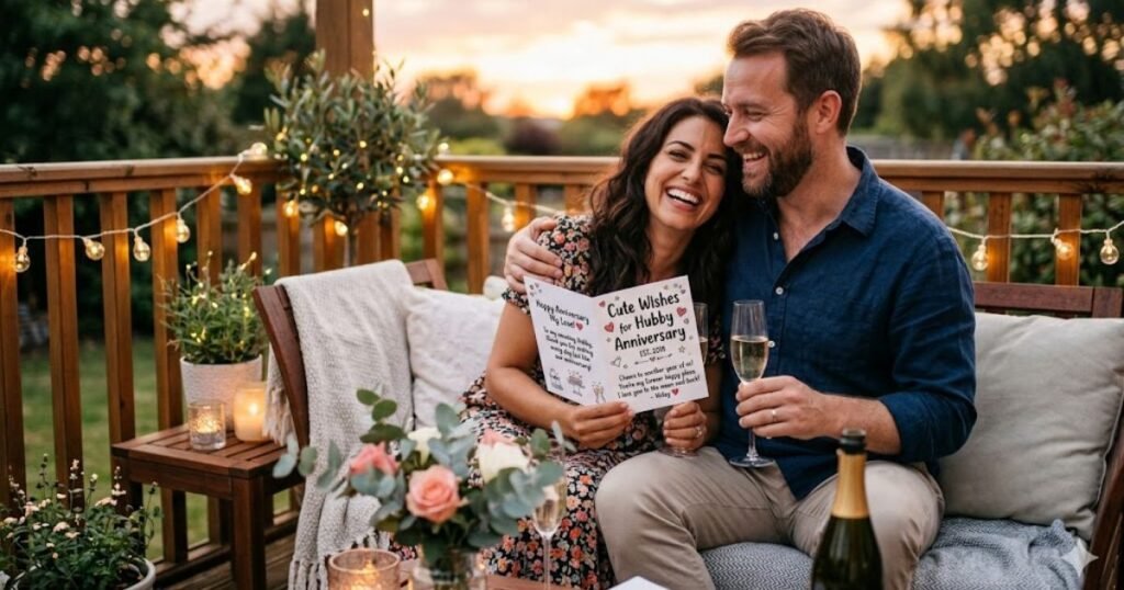 Cute Wishes for Hubby on Anniversary