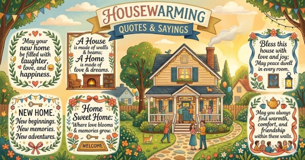 Housewarming Quotes and Sayings
