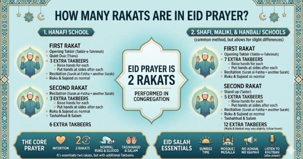 How Many Rakats Are in Eid Prayer