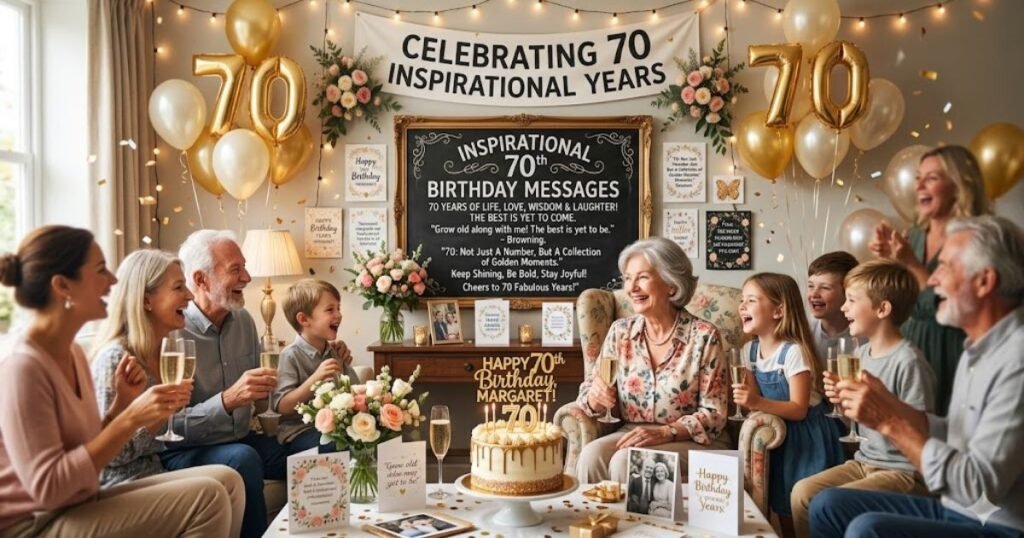 Inspirational 70th Birthday Messages