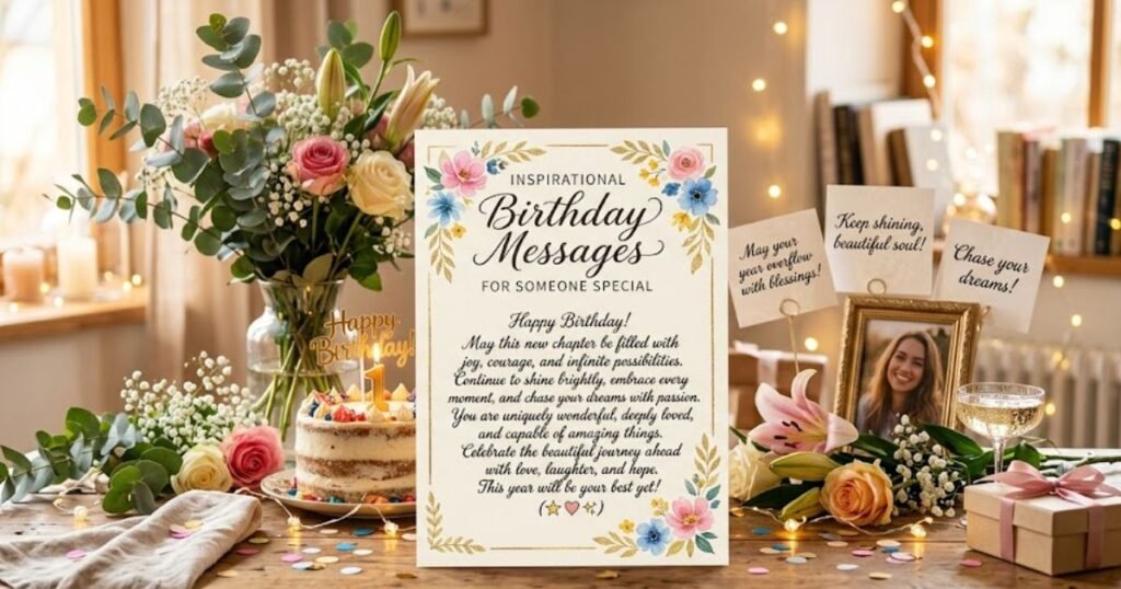 Inspirational Birthday Messages for Someone Special