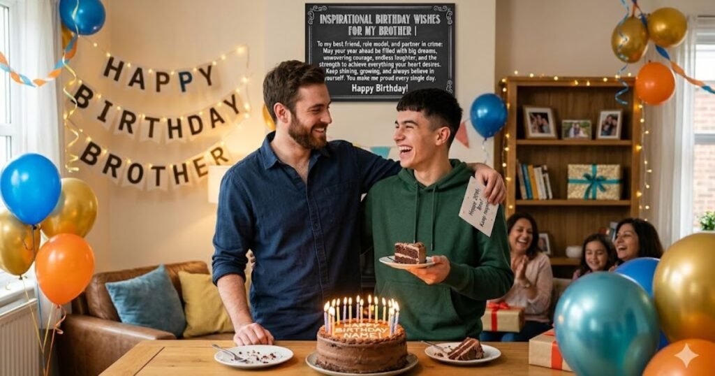 Inspirational Birthday Wishes for Brothers