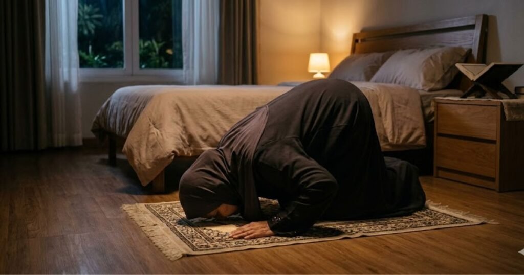 Night Repent Prayer for Peaceful Sleep