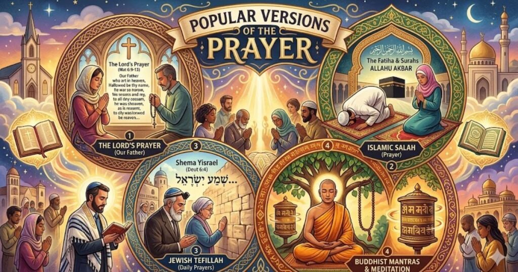 Popular Versions of the Prayer