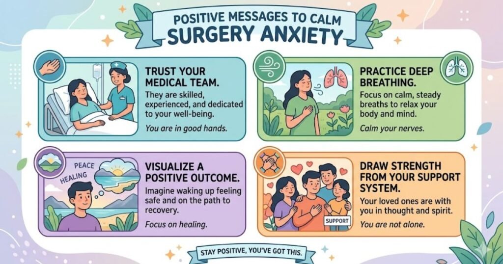 Positive Messages To Calm Surgery Anxiety