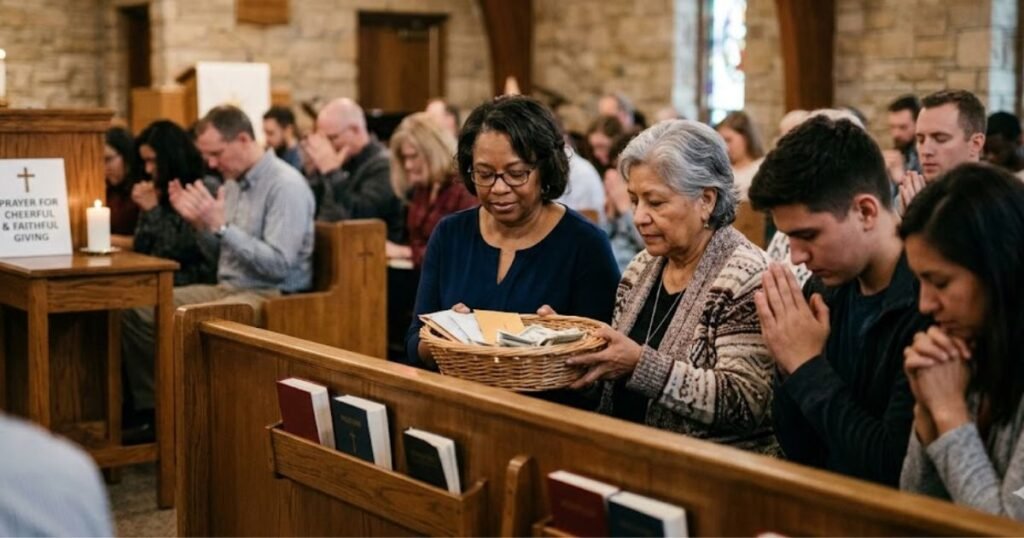 Prayer For Cheerful And Faithful Giving