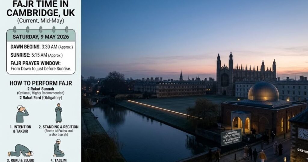 Fajr Time In Cambridge UK