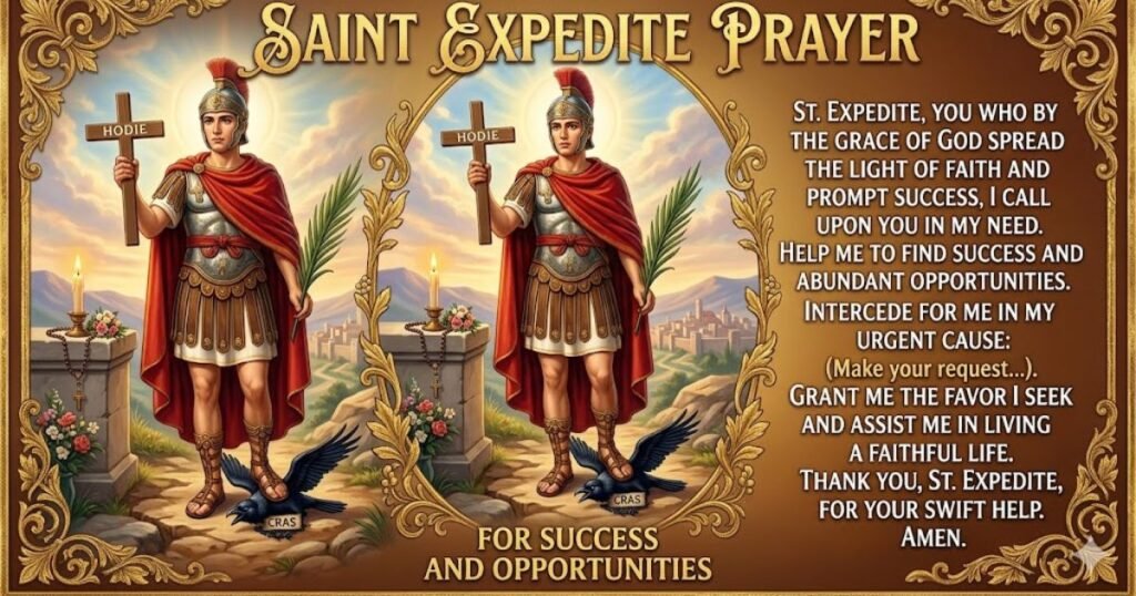 Saint Expedite Prayer For Success And Opportunities