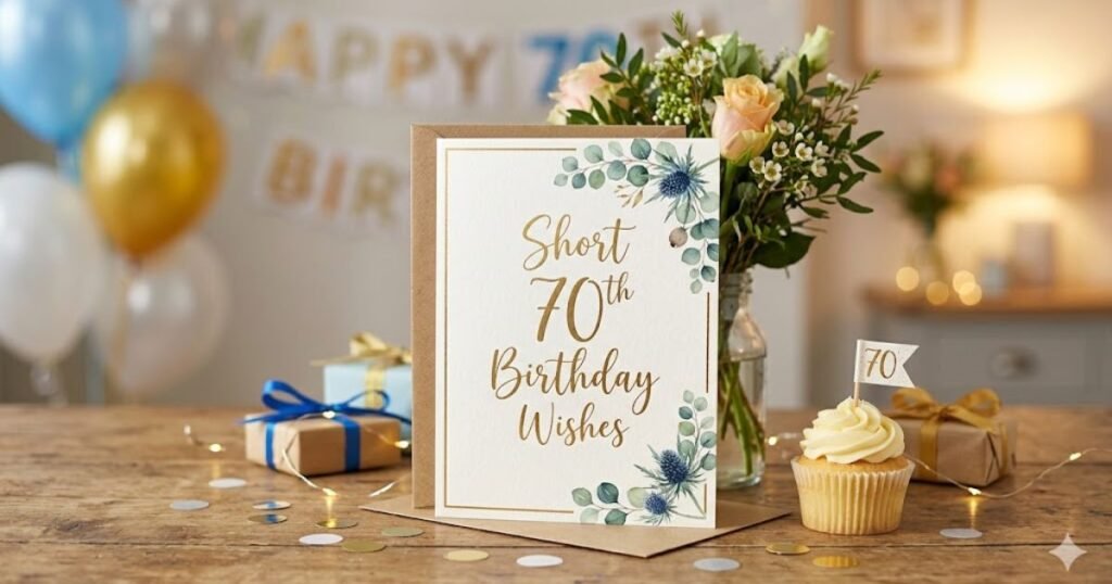 Short 70th Birthday Wishes