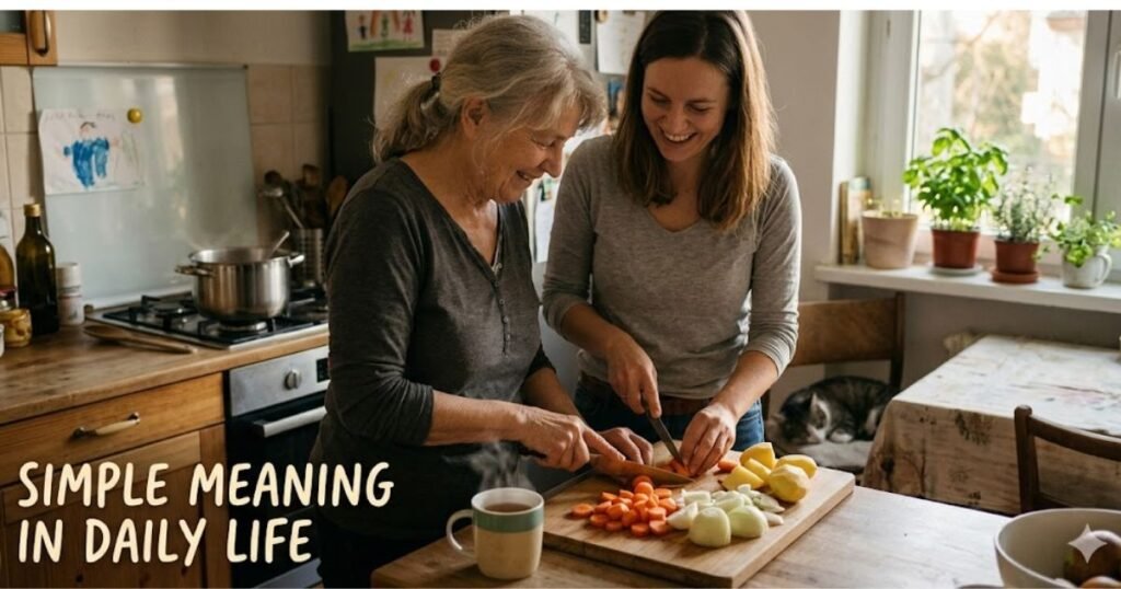 Simple Meaning in Daily Life