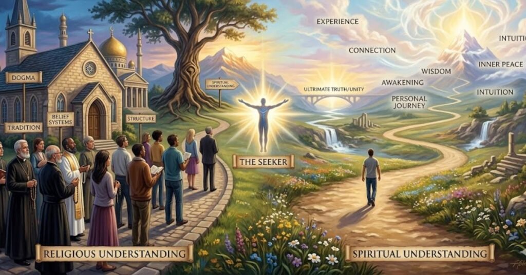 Spiritual vs Religious Understanding