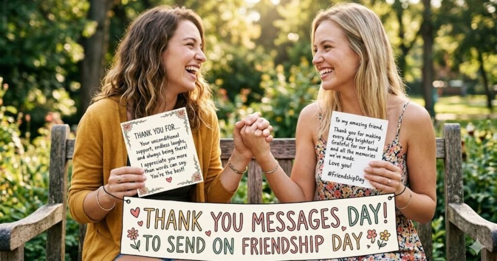 Thank You Messages to Send on Friendship Day