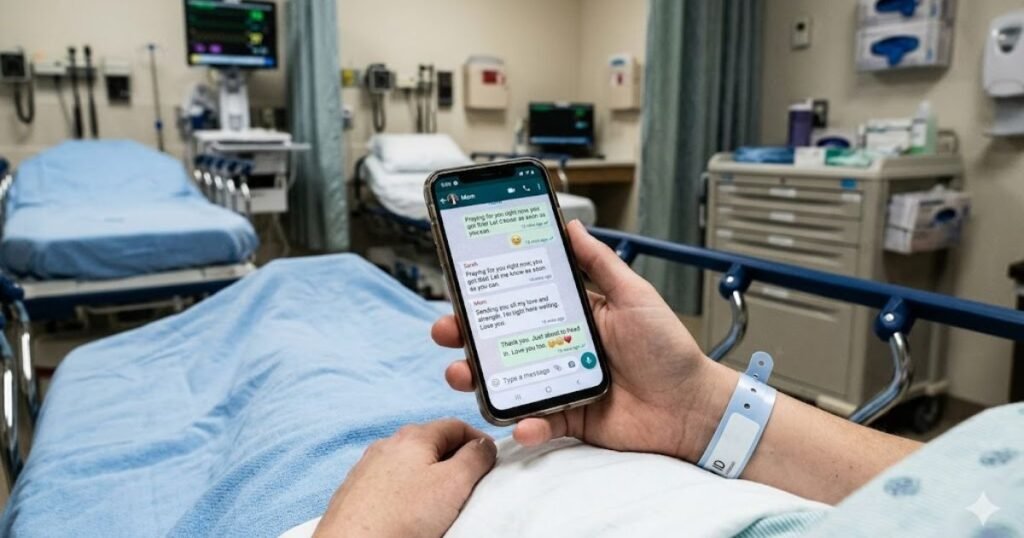 WhatsApp And Text Messages Before Surgery